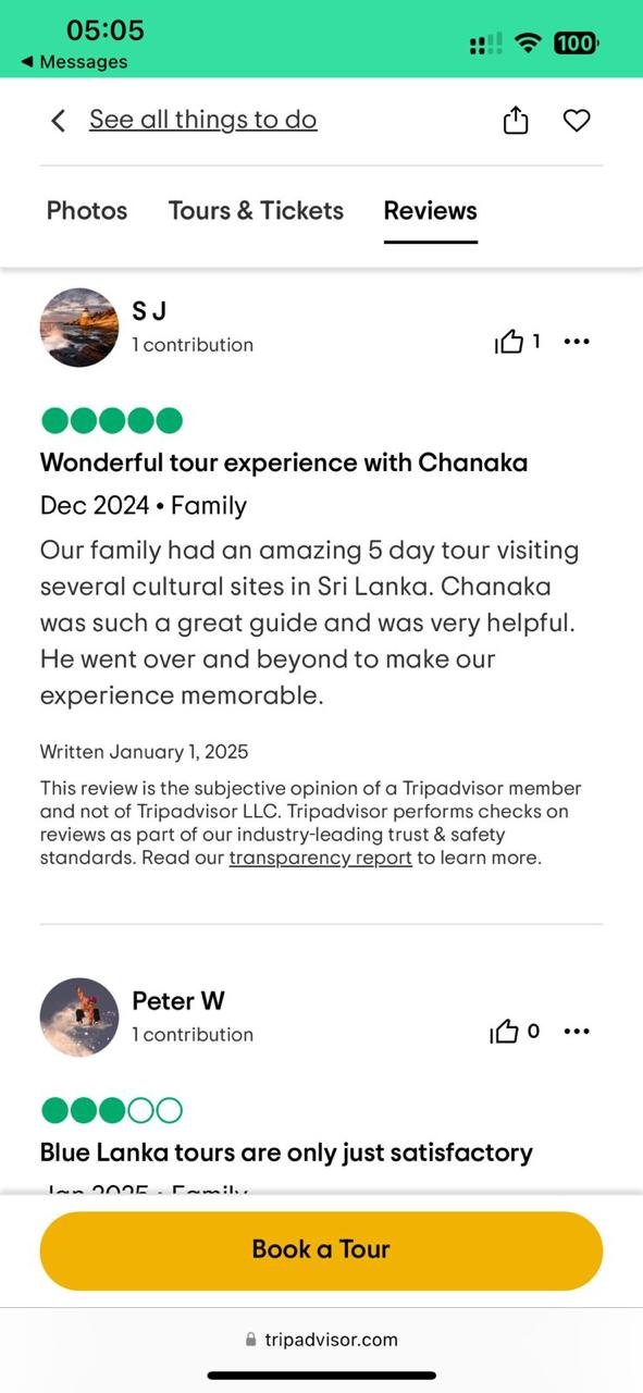 TripAdvisor Guest Review